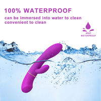 AIERSHA Rechargeable Set de Jouets Sexuels pour Femme Adulte, Dildo Vibrant Lapin de Qualité pour Femme
