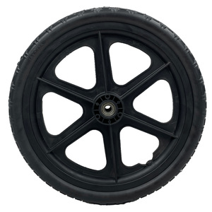 Roues en mousse PU solide Cheng Jin Vehicles 16X2.125 pouces pour chariot à main, capacité de charge 60 kg - Product Image 4