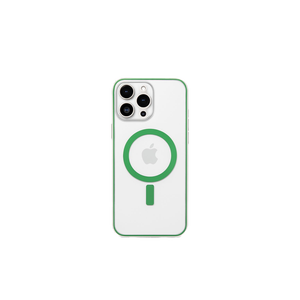 Verde trasparente per la copertura Magsafe per Iphone 16 Pro 14 Plus 13 Pro Max S23 Plus Infinix Plus plate custodia per telefono cellulare PC - Product Image 1