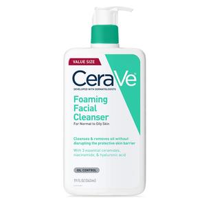 Nettoyant moussant pour le visage, usage quotidien, pour peaux grasses, avec acide hyaluronique, céramides, niacinamide, sans parfum - Product Image 3