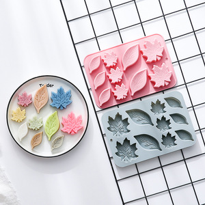 Moldes de Silicona Antiadherentes con Diseño de Hoja, Reutilizables, de Grado Alimenticio, Lindos Moldes Magnéticos de Silicona para Chocolate, Dulces y Hielo - Product Image 6