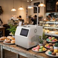 Nouvelle machine à chocolat chaud entièrement automatique de 5,5 L en acier inoxydable 304, 1000 W, pour la tempérage du chocolat, idéale pour les noix et l'utilisation en boulangerie