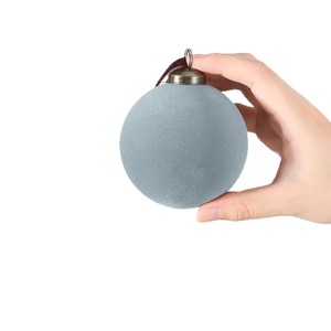 Juego de Bolas de Navidad Flocadas de 8CM, Adornos para Ventanas Navideñas, Decoraciones para Árboles de Navidad, Bolas Decorativas - Product Image 4