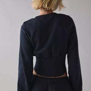 OEM 2025 Custom Two Piece Activewear <b>Set</b> Women Round Neck Sports Tracksuit for Women Casual Activewear Gym Clothes - Product Image 3