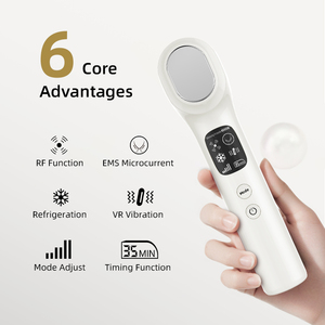 Appareil de beauté à haute fréquence vibratoire pour le soin de la peau, instrument facial raffermissant et rafraîchissant de qualité professionnelle pour usage domestique et en salon - Product Image 3