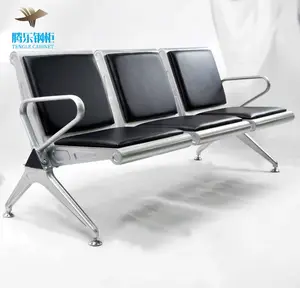 Hot Sell Model 3-Seater Waiting Chair die-casting Aluminum Airport Seating Hospital Waiting Room Chairs modern