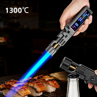 Briquet pulvérisateur haute température et super puissant, double protection verrouillable, ouvre-bouteille rechargeable, briquet d'extérieur