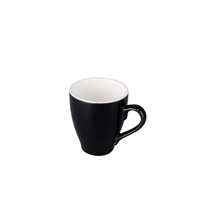 Ensemble de tasses à thé en céramique blanche EASTON avec cuillère à café et soucoupe pour plateau de bouilloire