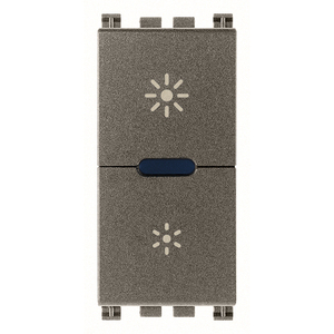 สวิตช์หรี่ไฟติดผนังโลหะอเนกประสงค์ 230V รุ่น Dimmer Master ขนาด 5.1x4.3x5.3 ซม. ควบคุมแสงสว่างแบบหรี่ได้ - Product Image 1