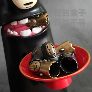 จี้โนะเฟซ คาโอนาชิ ทำจากทองแดงอย่างดี อุปกรณ์ DIY สำหรับพวงกุญแจ มีด สายคล้องคอ สร้อยข้อมือพาราคอร์ด ลูกปัด - Product Image 5