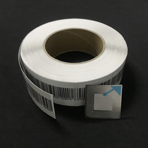 Bán buôn 4x4cm mềm nhãn giấy chống trộm RF sticker cho mỹ phẩm thư viện siêu thị hàng hóa <span class=keywords><strong>EAS</strong></span> hệ thống - Product Image 4