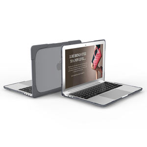 <span class=keywords><strong>Pour</strong></span> <span class=keywords><strong>Macbook</strong></span> <span class=keywords><strong>Air</strong></span> 13 housse d'ordinateur portable Slim Business Style étui de protection rigide avec béquille A1932 A2179 A2337 M1 étui de mode - Product Image 4