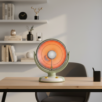 Pièces détachées pour chauffage solaire de bureau portable de 14 pouces, puissance 900W, chauffages solaires infrarouges pour bureau et chambre
