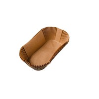 Revêtements de friteuse à air enduits Plateau à pain jetable pour gâteau Doublures en papier pour friteuse à air de cuisson