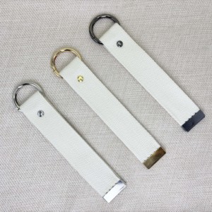 Lanière de téléphone en polyester imperméable brodée à la main coréenne DIY 3,2*19cm, écologique, porte-clés, étiquette nominative en tissu, Fête des Pères - Product Image 4