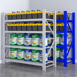 헤비 듀티 4~5단 볼트리스 메탈 선반 시스템, 산업용 보관 랙 (차고 및 창고용 스틸 선반) - Product Image 4