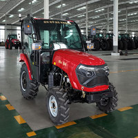 Tracteur agricole miniature 4x4 Weichai Diesel 80HP avec châssis compact, transmission par engrenages, forte traction pour le labour et la semence