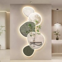 Plantes hydroponiques Art Décor Peintures Vase Cristal Porcelaine Restaurant En Trois Dimensions Lumineux LED Peinture