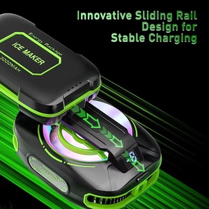 Enfriador de teléfono recargable con semiconductor TEC, radiador móvil RGB de doble uso con clip magnético y de sujeción trasera para transmisión en vivo de juegos - Product Image 5