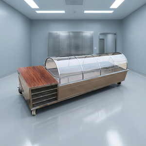Chambre froide mortuaire en acier inoxydable, armoire de stockage frigorifique robuste pour salons funéraires - Product Image 3