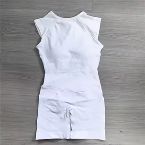 Body de fitness sin mangas para mujer, sin espalda, para correr, levantamiento de cadera, mono de yoga de una pieza - Product Image 5