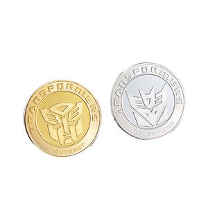 American Movie Coins Transformer Gold Coin New Challenge Coin con caja <span class=keywords><strong>de</strong></span> acrílico - Product Image 1