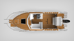 Bateau de pêche en eau salée Seaking Boat 770max 28 pieds en aluminium pour la pêche en haute mer à vendre - Product Image 5
