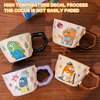 Tasses à café et gobelets à lait Bob l'éponge avec poignée pour la maison, les cadeaux, les fêtes et les gobelets d'eau pour enfants