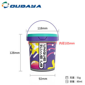 Recipiente de Plástico IML para Helado Congelado de 800ml 26oz, Bote para Microondas con Tapa y Asa - Product Image 2
