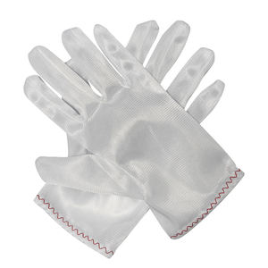 Guantes Blancos Allesd 100% Poliéster para Cuarto Limpio, Guantes de Trabajo Blancos Puros sin Polvo para Laboratorio - Product Image 1