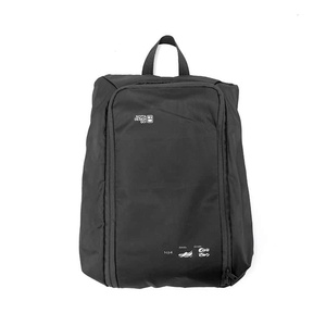 FI-030 Bolsa de almacenamiento para calzado deportivo, mochila negra textil portátil con cierre de cremallera - Product Image 1