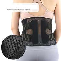 Ceinture de soutien lombaire respirante en polyester, souple et confortable, pour l'haltérophilie, les squats, les soulevés de terre et les exercices de pression