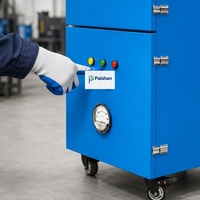 Machine de purification des fumées de soudage avec bras d'aspiration flexible, extracteur portable, purificateur de fumée haute efficacité pour la fabrication de l'acier
