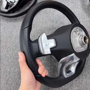 Volant de voiture de style sport en cuir ancien à nouveau pour Benz <span class=keywords><strong>Mercedes</strong></span> a classe C classe E classe GLA GLC GLB GLE - Product Image 6