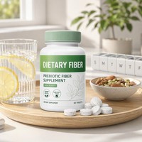 Complément alimentaire prébiotique en comprimés de fibres alimentaires OEM ODM, 60 comprimés