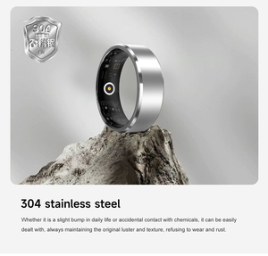 Anello Elettronico Intelligente Indossabile per Uomo con Controllo App, Monitoraggio Fitness e Sonno, Batteria da 15mAh, Impermeabile 5ATM - Product Image 3