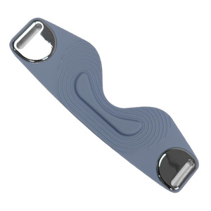 Rodillera con soporte rotuliano de silicona para deportes, correr, fitness, entrenamiento, actividades al aire libre, cinturón de protección articular unisex - Product Image 2