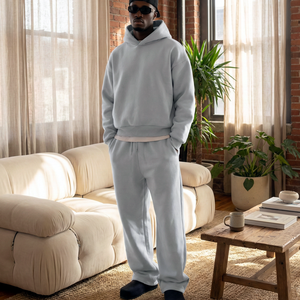 Sudadera con Capucha Deportiva Personalizada de Alta Calidad, 360 g/m², Felpa de Algodón, Corte Cuadrado, Gruesa, para Hombre, Sudadera Holgada, TKAN555 - Product Image 1