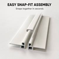 Raccordement de conduit CVC à joint thermique en PVC, conception flexible, anti-corrosion, anti-poussière, pour usage hospitalier et scolaire, personnalisable