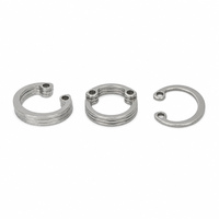 304 Stainless Steel C-Shaped Retaining Ring GB893.1; External Shaft/Internal Hole Snap Ring; C-Type Internal Circlip Grade