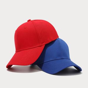 Spring Summer Outdoor Sports Sunhat Solid Color Simple Casual Baseball Cap Structured Cotton 6 Panel Sports <b>Hat</b> - Product Image 2