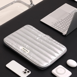 מותאם אישית באיכות גבוהה לוגו הדפסה שקית מחברת למטה בד שרוולים נייד הסיטונאי 14 אינץ 'מחשב - Product Image 1