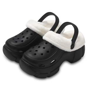 <span class=keywords><strong>Sabots</strong></span> HEVA pour femmes, plateforme respirante, légers, doublés, amovibles, <span class=keywords><strong>mules</strong></span>, automne/printemps, chauds, à talon compensé, antidérapants, intérieur/extérieur, confortables - Product Image 3