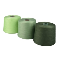 Hot Selling 100% Polyester Ring Spun Fancy Yarn Dyed High Tenacity Eco-Friendly Anti-Bacteria Sewing Yarn