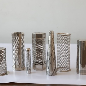 Tube filtrant perforé en acier inoxydable 316 personnalisé avec trous perforés, filtre à liquide intégré à la pompe pour utilisation en aquarium - Product Image 4