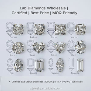 メレー VVS SI ポリッシュ仕上げ ラボグロウンダイヤモンド CVD HPHT 天然ルースホワイト ラボクリエイテッドダイヤモンド - Product Image 6