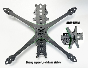 Kit de Marco de Fibra de Carbono UFlight de 7 Pulgadas/10 Pulgadas (295 mm/427 mm) con Capacidad FPV, Distancia entre Ejes de 295 mm, Brazo de 5.0 mm para Dron FPV UAV - Product Image 3