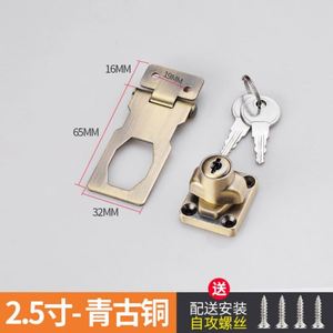 Zinc Alloy Drawer <b>Lock</b> for Outdoor Anti-Theft No-Drill Locking Plate Durable for <b>Cabinet</b> File Storage Bedroom & Workshop - Product Image 3
