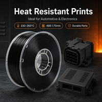 Filament ABS noir et blanc 1,75 mm pour imprimante 3D FDM – Matériau pour prototypes industriels et pièces fonctionnelles sur bobine