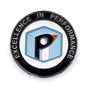 เหรียญ2D เคลือบโลหะอัลลอยด์3D โลโก้แกะสลักเลเซอร์แบบท้าทายทางศาสนาเคลือบทองดีไซน์เรียบง่ายตามสั่ง - Product Image 4